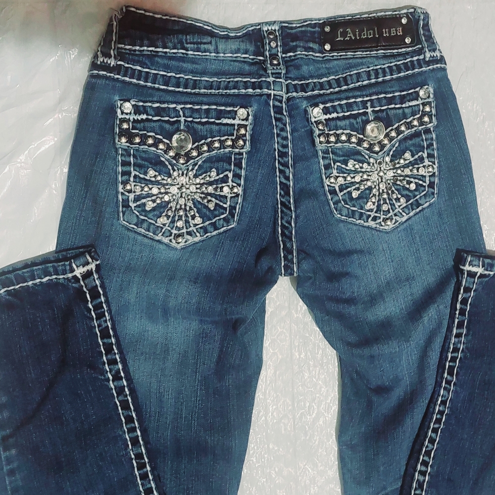 L.A. Idol Women's Blue Skinny Jeans
